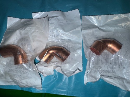 10x copper elbows - 10x, 1/2”